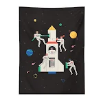 Abstract Art Cute Painting Minimalist Decorative Tapestry, perfect for adding a touch of modern art and charm to your li — photo 4