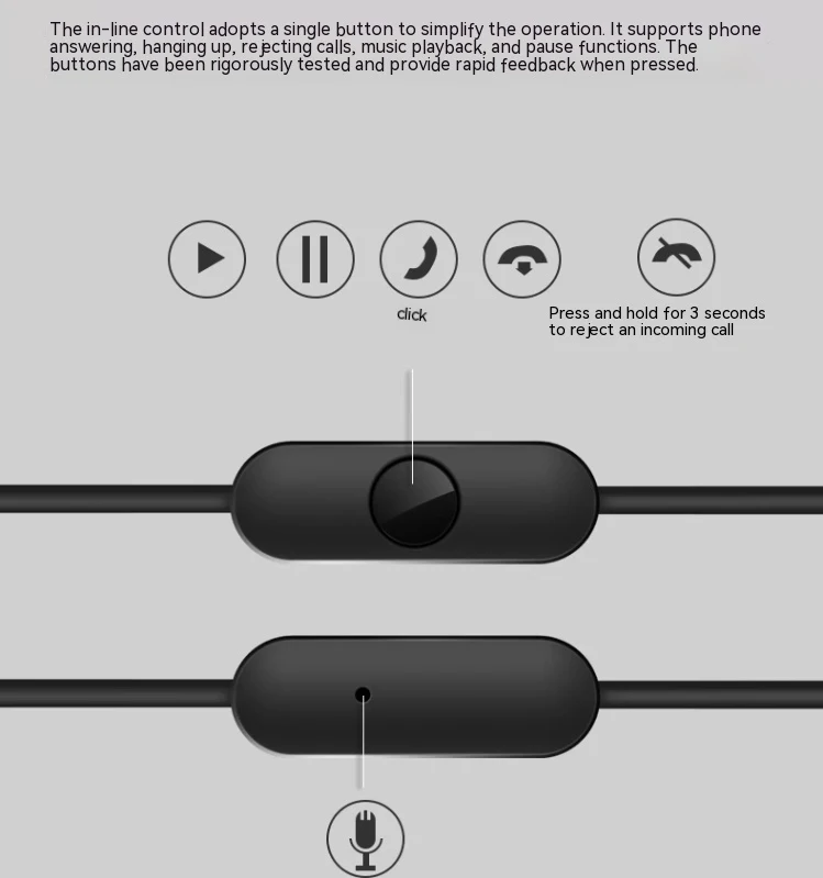 Wired Earphone In-ear 3.5mm Plug for Computer Phablet. Experience high-quality audio and comfortable listening with this — photo 9