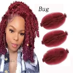 Peruca Crochet Springy Afro Twist Hair, fibra química, dreadlocks. Cabelo afro cacheado, fácil de usar, look natural e moderno para um visual estiloso. — foto 17