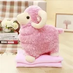 Pelúcia criativa de ovelha para crianças, macia e adorável. Perfeita para abraçar e estimular a criatividade. Um presente ideal para os pequenos. — foto 26