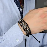 Conjunto de Presente Masculino Exclusivo Carteira Pulseira Relógio Kit Cinco Peças Surpresa de Aniversário O presente perfeito para ele. — foto 6
