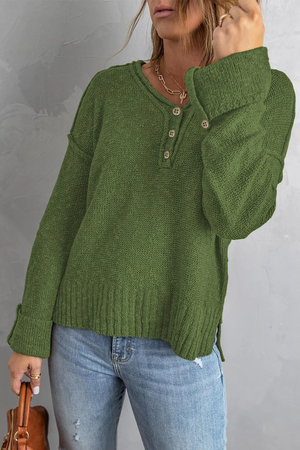 Title 38, Moda feminina nova blusa de ombro de malha com ...