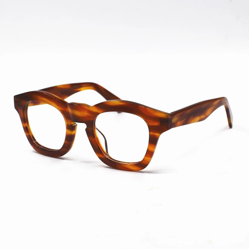 Women's Thick Retro Plate Glasses Stylish Eye Protection Durable Frame Classic Design Comfortable Wear Vintage Look for — photo 2