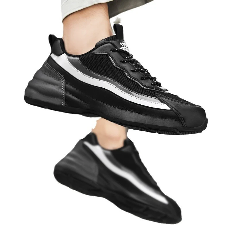 Herren Sneaker Casual All-Match Atmungsaktiv Mikrofaser – Bequeme Freizeitschuhe für jeden Tag, vielseitig kombinierbar und atmungsaktiv. — foto 2