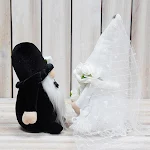 Enfeites de boneca sem rosto para casamento. Decore sua festa com estas charmosas bonecas, criando um ambiente elegante e inesquecível. — foto 3