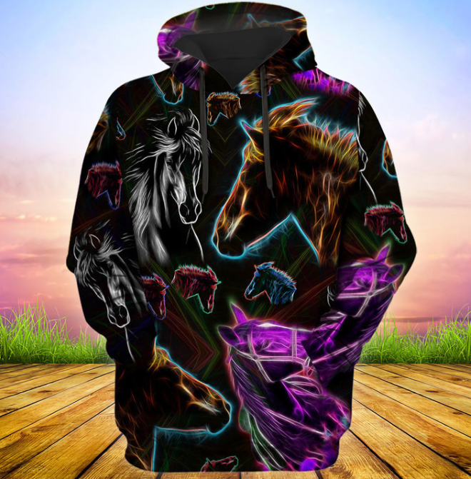 Moletom com capuz estampado masculino casual fashion. Conforto e estilo para o dia a dia. Ideal para um visual moderno e descontraído. — foto 2