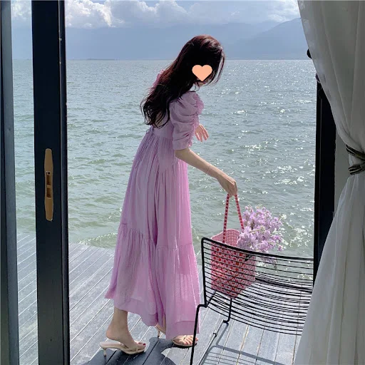 Title 11, Womens Beach Seaside Vacation Long Dress