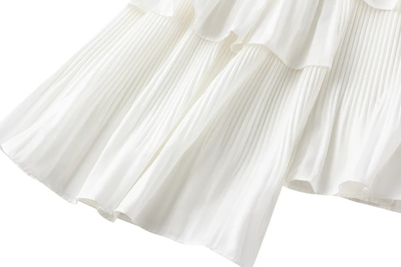 Saia Irregular com Pregas Assimétricas e Babados, Perfeita para Criar um Visual Moderno e Elegante em Qualquer Ocasião. — foto 20