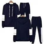 Conjunto de duas peças de calças e leggings, terno de suéter liso no atacado, perfeito para revenda com conforto e estilo. — foto 4