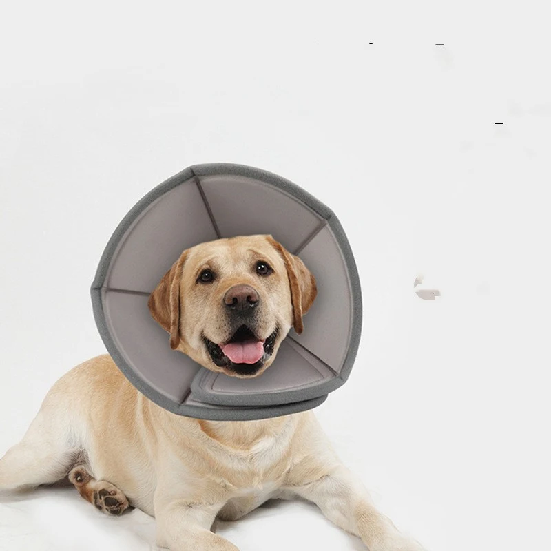 Title 6, Folding Super Soft Pet Neck Ring Prevents Bitin...