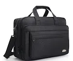 Large Capacity Men's Business Canvas Briefcase, Portable, perfect for professionals and business trips, durable and styl — photo 1