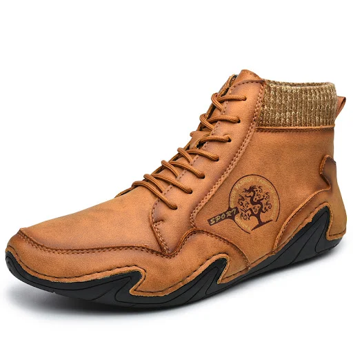 Title 7, Scarpe calzino sportive in pelle. Comfort e pre...