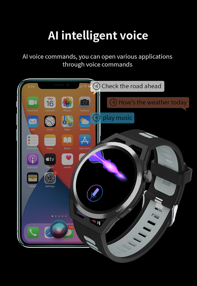 Title 7, Heart Rate Bluetooth Call Intelligent Sports Wa...
