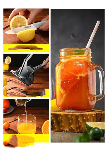Title 6, 304 Stainless Steel Manual Juicer Orange Juice ...