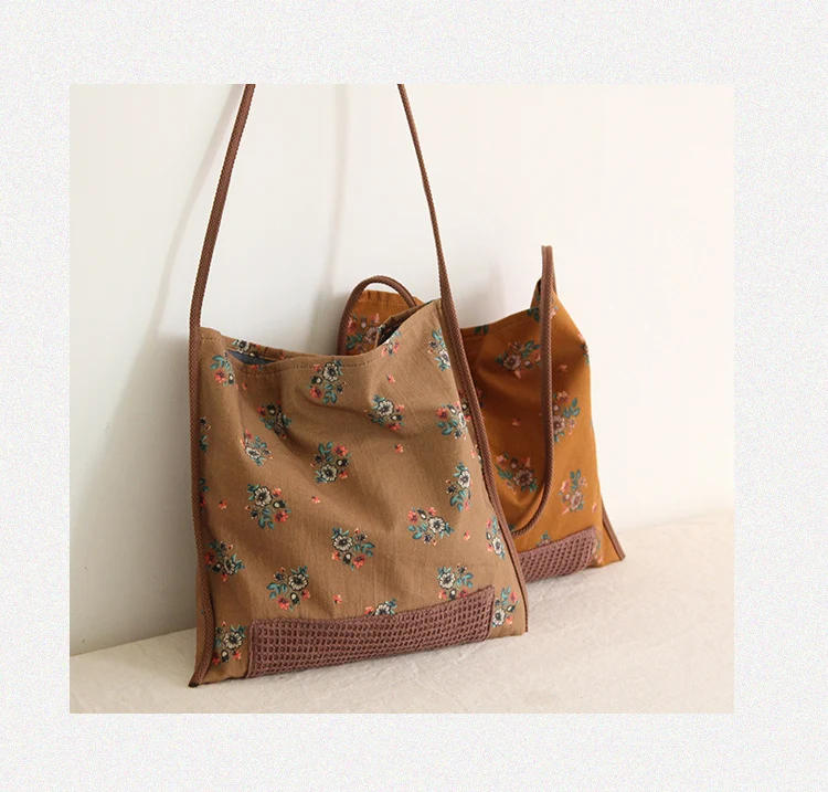 Title 10, Ethnic Style Female Niche Design Shoulder Canva...