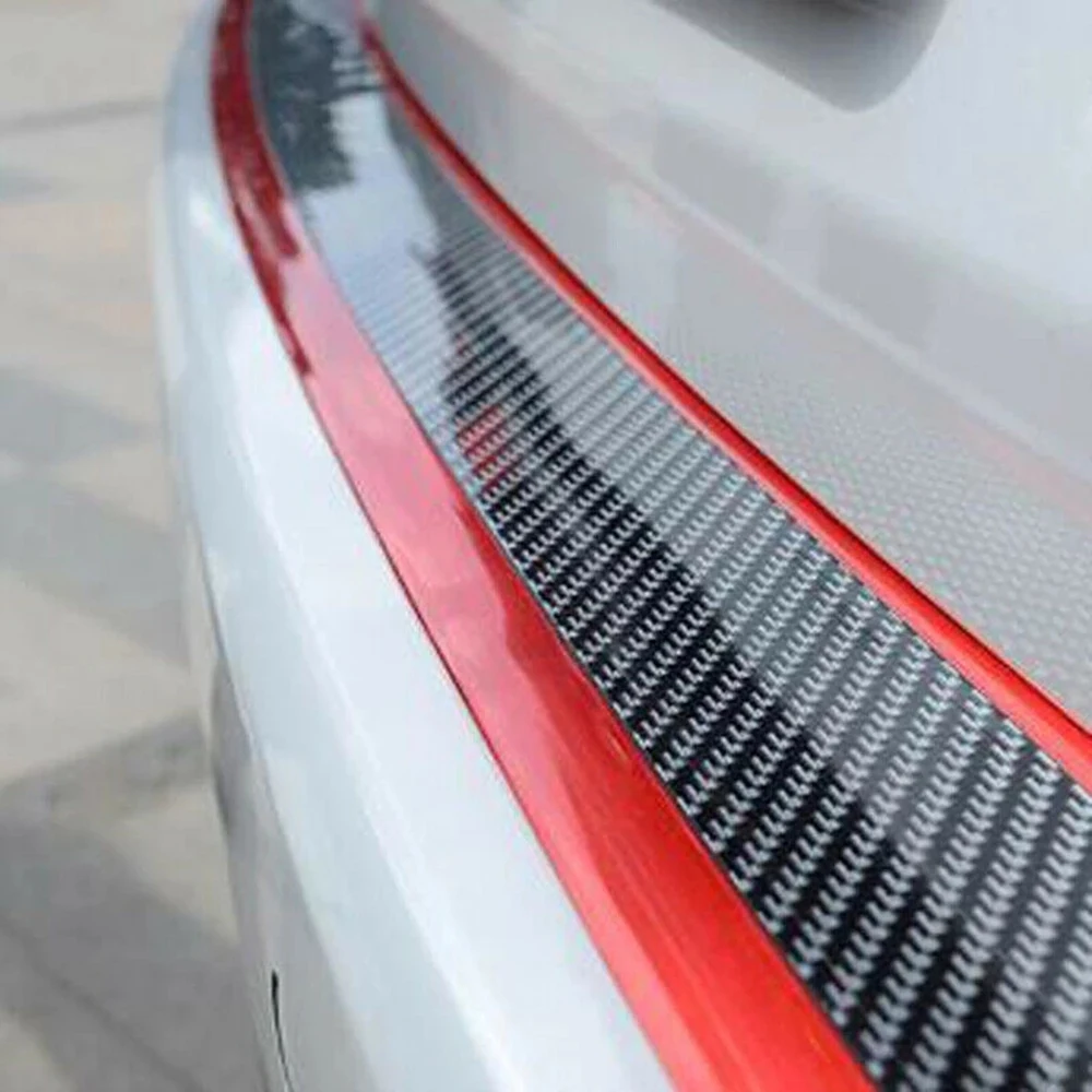 Title 3, Car Carbon Fiber Pattern Door Sill Decorative P...
