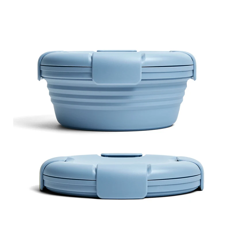 Marmita Dobrável Telescópica de Silicone Portátil Perfeita para refeições em movimento Compacta, reutilizável, fácil de limpar e guardar Ideal para levar — foto 10