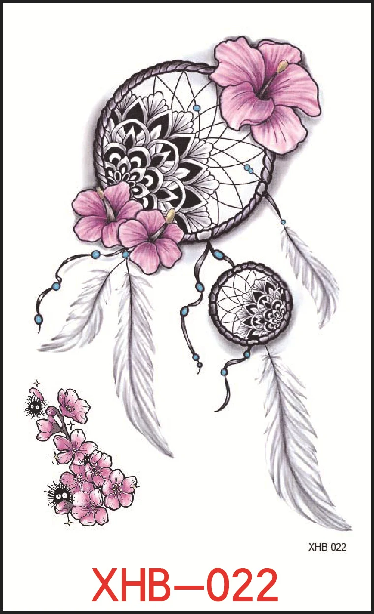 Flower Arm Tattoo Stickers Street Stall Night Market Personality Tattoos. Express yourself with temporary tattoos, perfe — photo 10