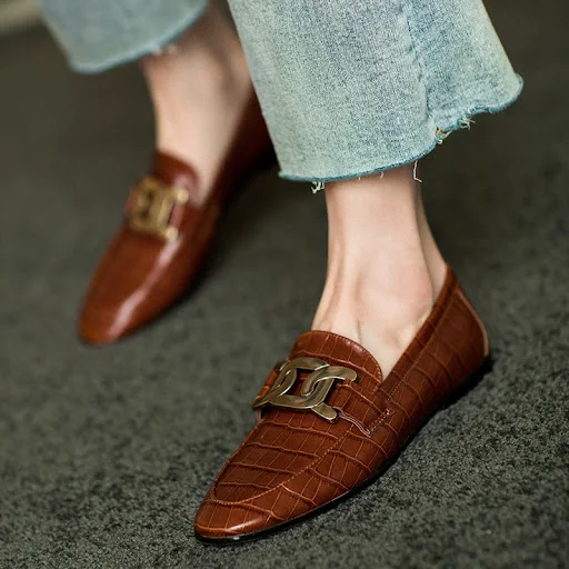 Title 4, Zapatos Lefu planos de mujer Queen Tianjiao de ...