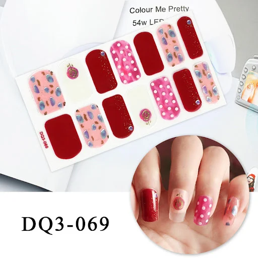 Title 27, Nail Art Color Nail Stickers Simple Fashion. Ea...