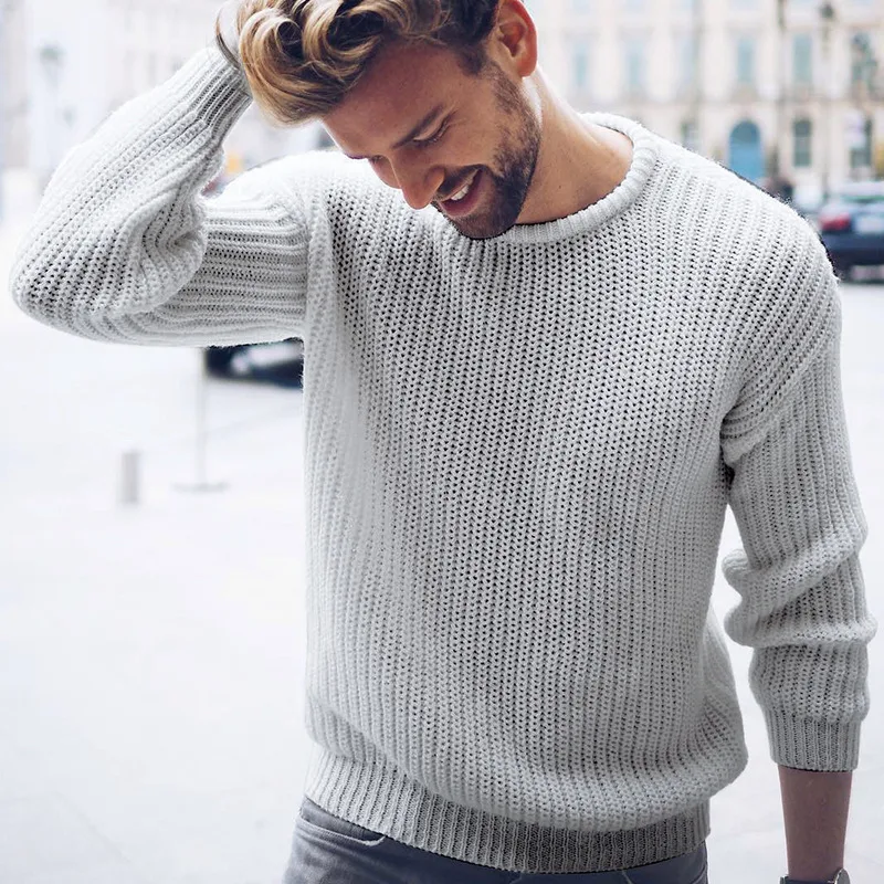 Suéter de tricô masculino — foto 4