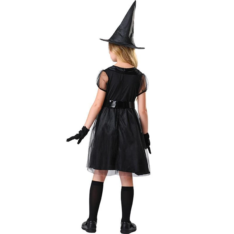 Title 5, Fantasia infantil de bruxa para Halloween, perf...
