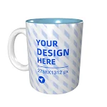 Full Comfort Handle Inner Colored Mug Enjoy a comfortable grip and vibrant colors with this stylish mug. Perfect for cof — photo 7