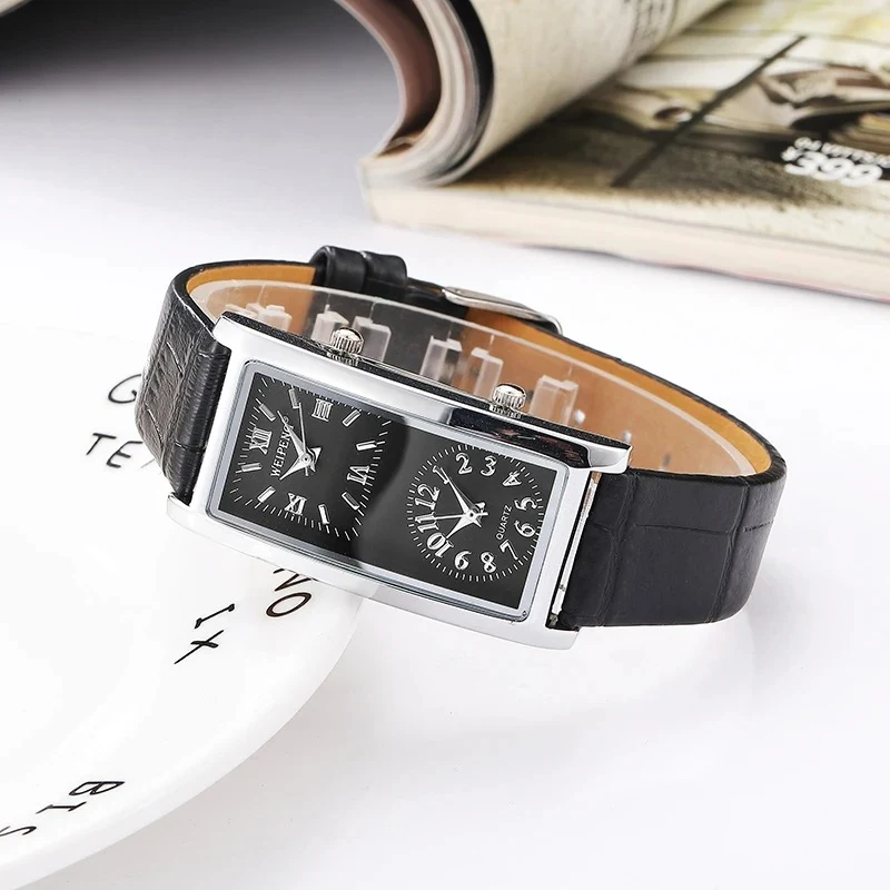 Dial Dial Double Time Zone Fashion Reloj Casual — foto 4