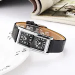 Dial Dial Double Time Zone Fashion Reloj Casual — foto 4