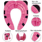 Assento portátil de treinamento para viagem Ideal para o desfralde em qualquer lugar. Compacto, dobrável e fácil de transportar para viagens. — foto 2