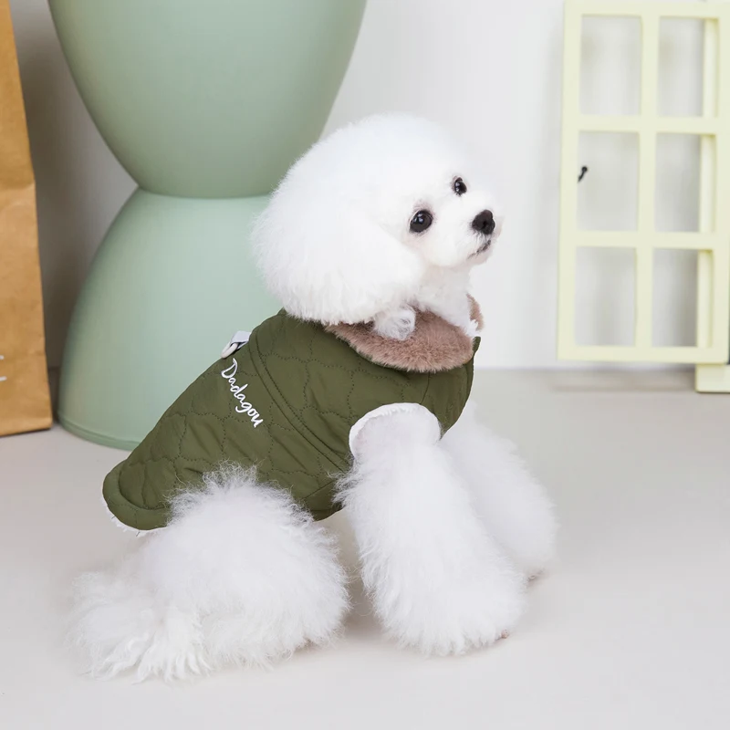 Title 8, Autumn And Winter Small Dog Cotton Coat with Tr...