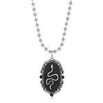 Colar de suéter gótico com cobra fashion para mulheres. Acessório perfeito para adicionar um toque único e elegante ao seu visual. — foto 2