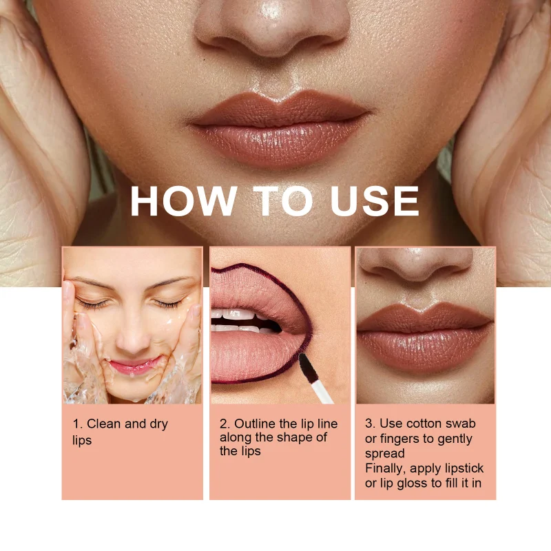 Title 1, Dark Brown Lip Liner Pen Waterproof Long Lastin...