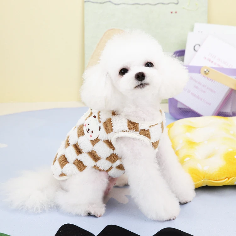 Dog Clothes Hand Holding Rope Fleece Lined Warm, perfect for winter walks. Keep your dog cozy, warm, and safe during out — photo 2