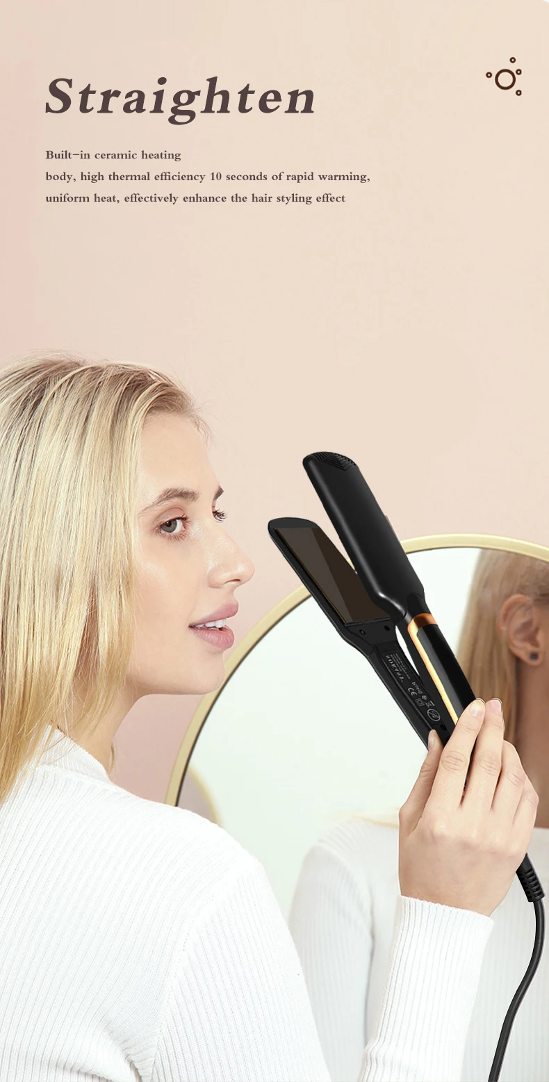 Title 2, LCD Digital Display Hair Straightener for perfe...