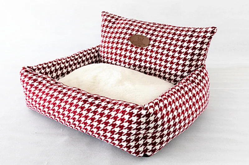 Title 6, Fabric Houndstooth Sofa with Removable and Wash...