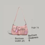 Nieuwe Y2g Crossbody Tas Laser Love met Speciaal Design voor Onder de Arm, Perfect voor een Trendy Look — foto 9