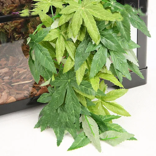 Artificial Vine Reptile Lizards Terrarium Decoration Fake Hanging Leaves Aquarium Reptile Plant Fish Tank Terrarium Orna — photo 6