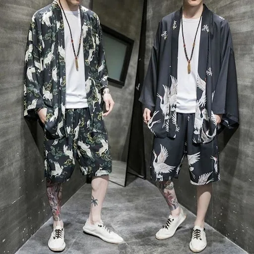 Title 5, Mens Elegant Ancient Style Suit Loose Fit Suns...