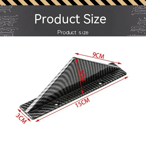 Title 1, Universal Triangle Rear Car Spoiler Improves Ae...