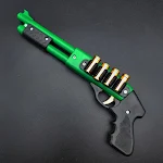 Mini Spray 8 Pistola para cabelo com elástico contínuo, liga plástica. Crie penteados rápidos e fáceis com disparo contínuo e prático. — foto 14