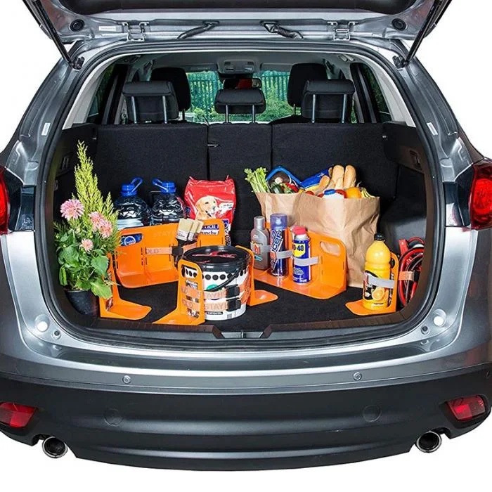 Title 4, Multifunctional Car Trunk Organizer Rack Holder...