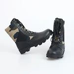 Men's Camouflage Desert Military Boots Non-slip Wear-resistant High-top Combat Boots for Outdoor Hiking — photo 7