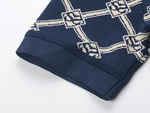 Title 5, Womens Top and Skirt Suit Rhombus Knitted Swea...