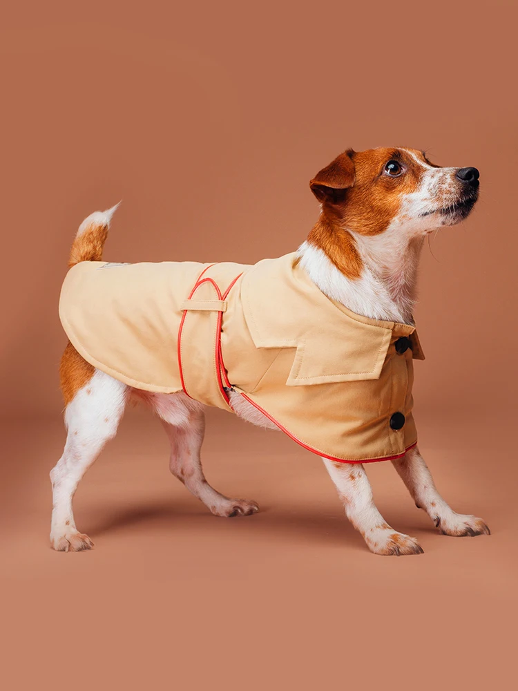 All Cotton Convenient Pet Dog Clothing Overcoat. Easy to wear and comfortable dog clothing for warmth and protection. Pe — photo 3