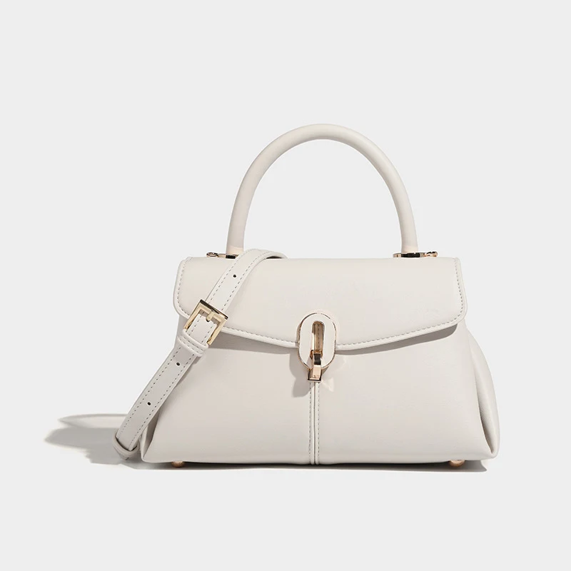 Bolsa feminina transversal de um ombro, cor sólida, superfície macia, pequena e quadrada. Combina com tudo e é de alta qualidade, perfeita para o dia a dia. — foto 13