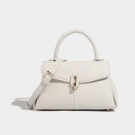 Bolsa feminina transversal de um ombro, cor sólida, superfície macia, pequena e quadrada. Combina com tudo e é de alta qualidade, perfeita para o dia a dia. — foto 13