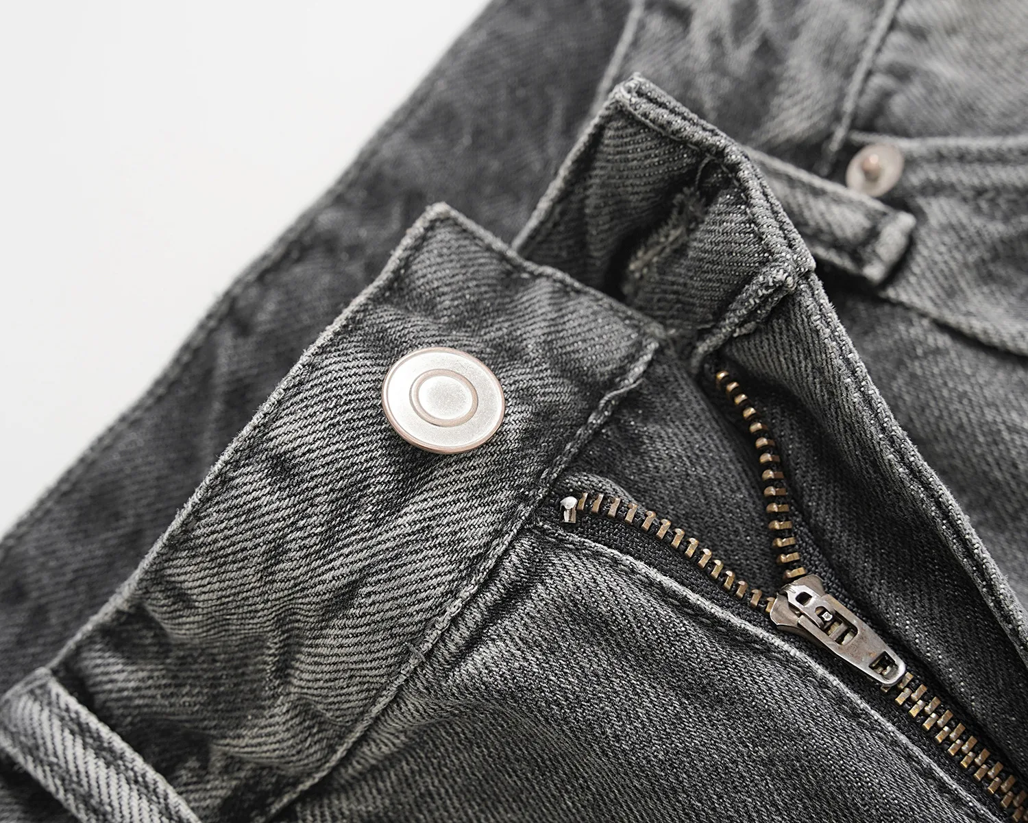 High Street Washed Denim Hole Shorts with Cat Whisker Brushed detail, comfortable and stylish for everyday casual wear — photo 7