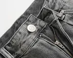 High Street Washed Denim Hole Shorts with Cat Whisker Brushed detail, comfortable and stylish for everyday casual wear — photo 7