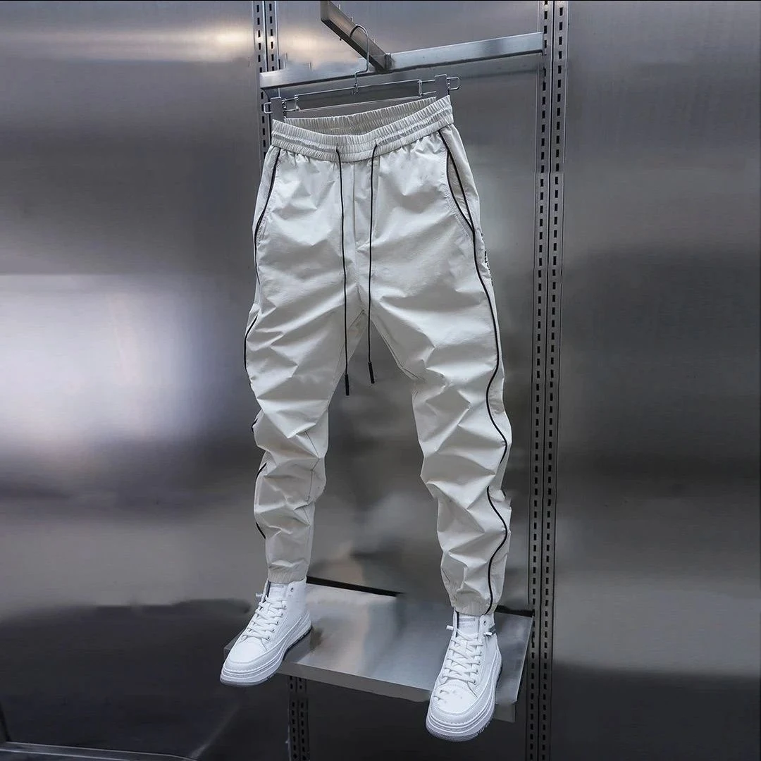 Title 6, Harlan casual cargo broek voor heren met enkelb...